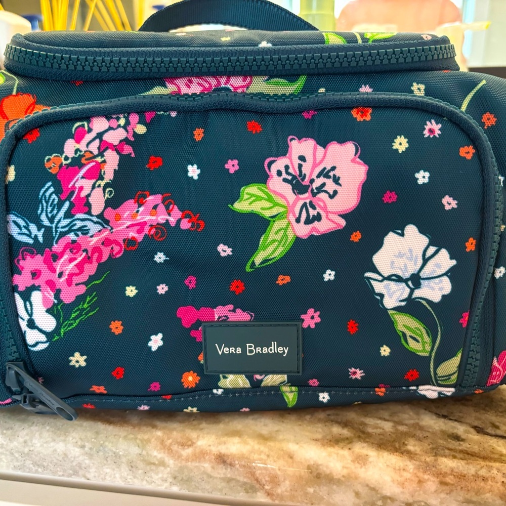 Vera Bradley large cosmetic case